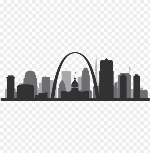 archwaycoatings footerimage-1 - st louis skyline silhouette PNG images with alpha transparency wide collection