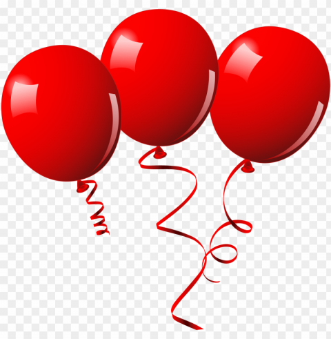arco de balões - red balloons PNG images for websites