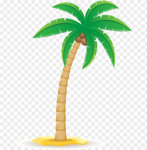 Arecaceae Clip Art Transprent - Coconut Tree Clipart PNG Graphic Isolated On Transparent Background