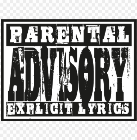arental advisory lyrics vector logo - parental advisory lyrics logo PNG image with no background
