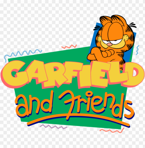 arfield and friends logo recreation by nina nintyrobo-dabgwrg - garfield and friends logo PNG graphics with transparent backdrop