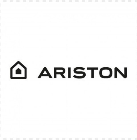 ariston black logo vector PNG Isolated Illustration with Clear Background