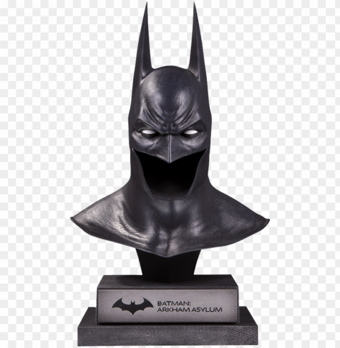 arkham asylum - dc gallery batman arkham asylum cowl statue PNG with no background diverse variety PNG transparent with Clear Background ID ed03613f