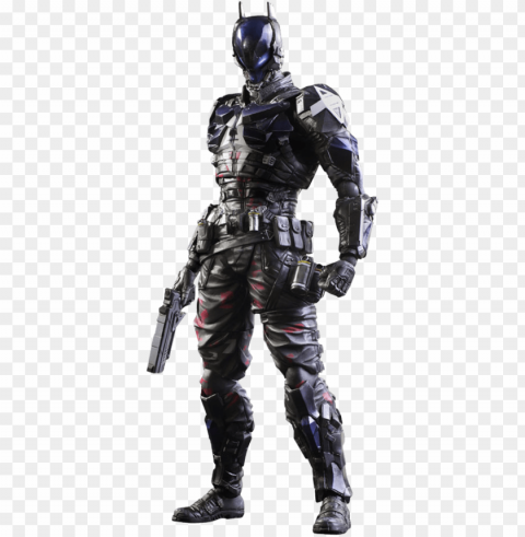arkham knight collectible figure - batman arkham knight arkham knight armor PNG Illustration Isolated on Transparent Backdrop