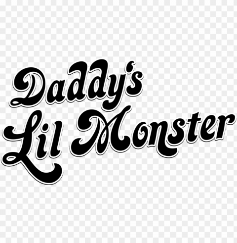 #arlequina #daddyslilmonster #harleyquinn daddys lil - daddy lil monster PNG file without watermark
