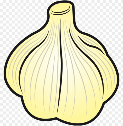 arlic clipart - clipart picture of a garlic Transparent PNG Isolated Subject