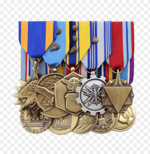 army medals Isolated Element with Clear PNG Background