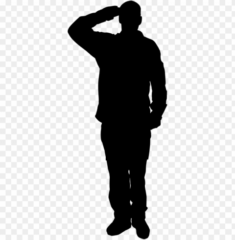 army silhouette PNG Image with Isolated Element