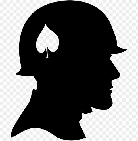 army silhouette PNG Image with Isolated Graphic Element