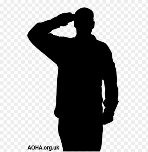 army silhouette PNG image with no background
