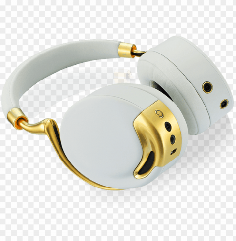 arrot zik headphones yellow gold - parrot zik wireless noise cancelling headphones yellow PNG Graphic Isolated on Clear Backdrop PNG transparent with Clear Background ID 29955d28