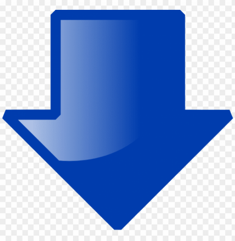 arrow blue down clip art - blue arrow pointing dow PNG graphics for free