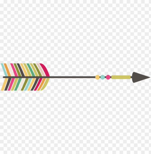 arrow boho Transparent PNG Isolated Object with Detail