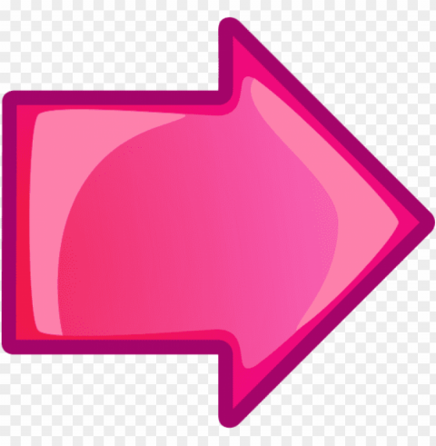 arrow clip art graphics related keywords suggestions - pink arrow pointing right Transparent PNG Isolation of Item