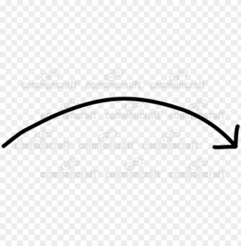 arrow line curve - curve High Resolution PNG Isolated Illustration