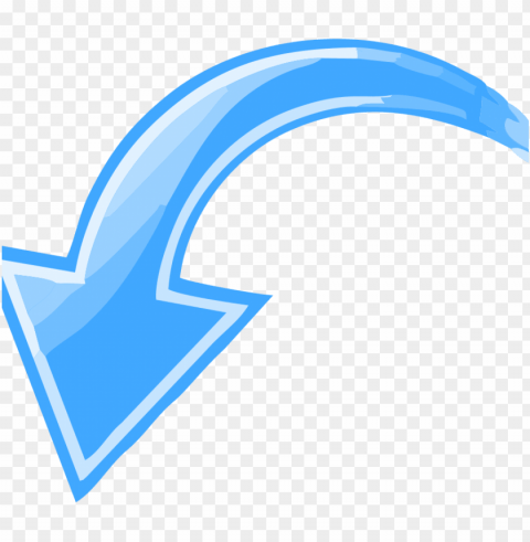 arrow pointing left down PNG images with no background essential