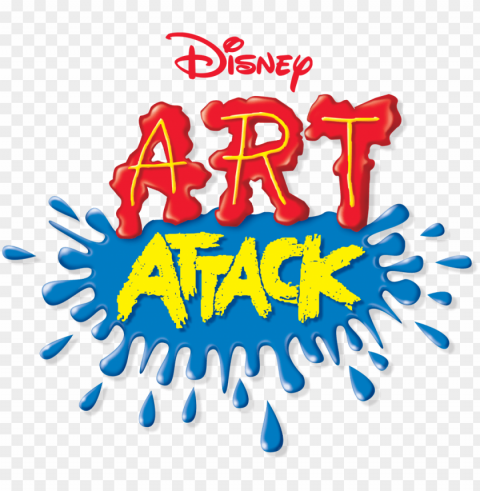 art attack - disney channel art attack Isolated PNG Element with Clear Transparency