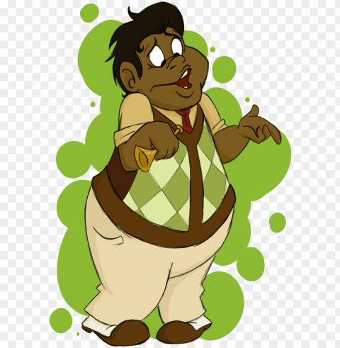 art by @juliettapus human louis design - princess and the frog louis huma Clear background PNGs