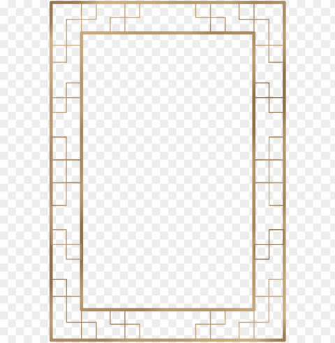 art deco border - art deco page border PNG images with transparent layering