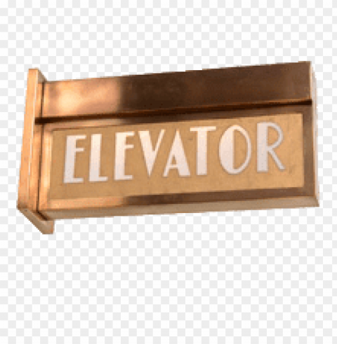 art deco elevator sign PNG transparent graphics comprehensive assortment