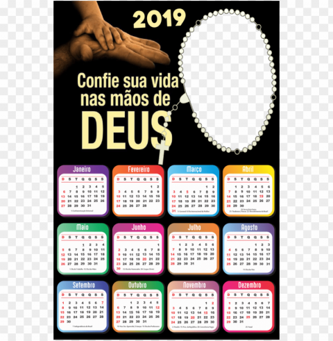 arte para encaixar fotos transparente na qualidade - calendario de deus 2019 HighResolution PNG Isolated Artwork