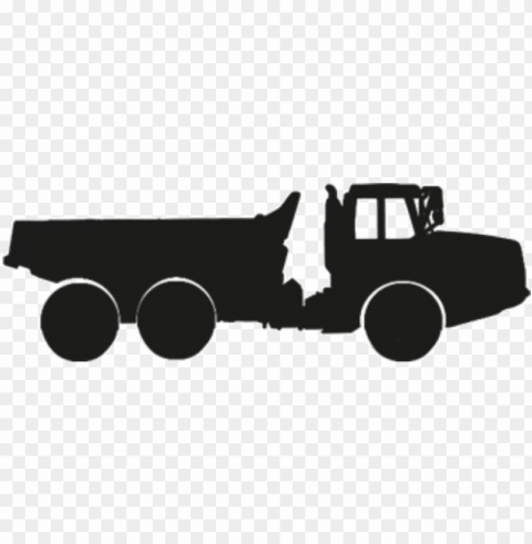 articulated dump truck - pickup truck Isolated Subject in HighQuality Transparent PNG