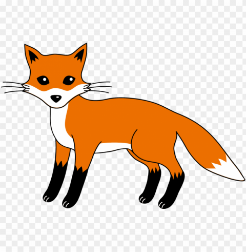 artistic fox hd - fox clipart Transparent PNG Isolated Object