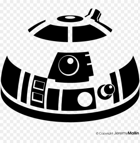 artoo logo by jeremymallin on deviantart - r2d2 silhouette Isolated Illustration in Transparent PNG PNG transparent with Clear Background ID c053c93c