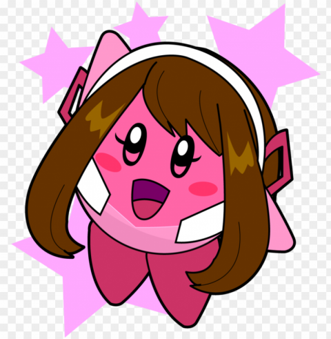 artworkochako kirby - drawi Transparent PNG vectors PNG transparent with Clear Background ID 065d570c