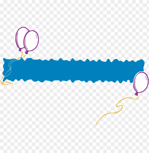 arty banner 6 icons - happy birthday banner HighQuality Transparent PNG Element