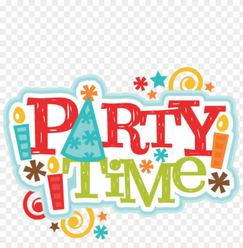 arty time - party time clipart PNG with no cost