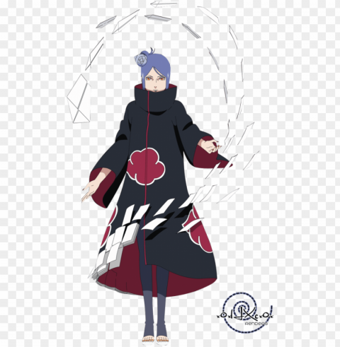 Aruto Shippuden Konan PNG Cutout