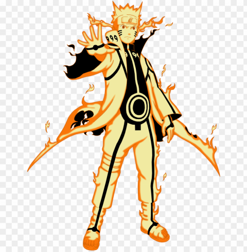 aruto's kurama mode - naruto shippuden ultimate ninja storm 3 - will PNG Image Isolated with Clear Transparency