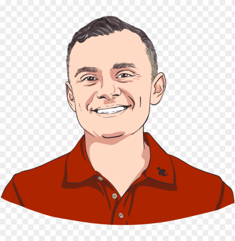 Ary Vaynerchuk Head Isolated Character In Transparent Background PNG