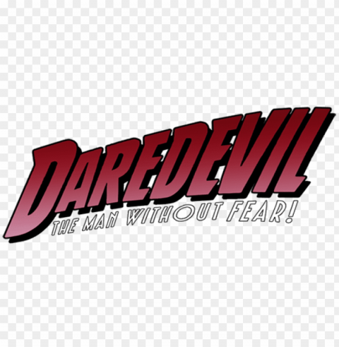 as for the logo it essentially mimics the bold red - here comes-- daredevil the man without fear wake HighResolution Transparent PNG Isolated Element