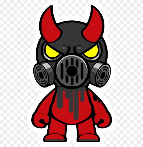 as mask oni black mask clipart - gas mask cartoon PNG for presentations