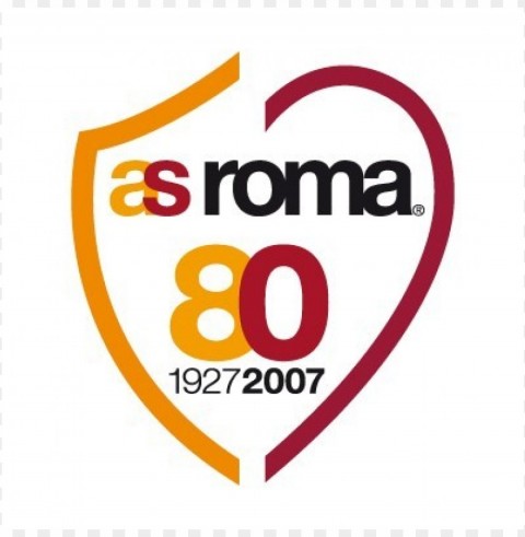 as roma 80 logo vector Transparent Cutout PNG Graphic Isolation