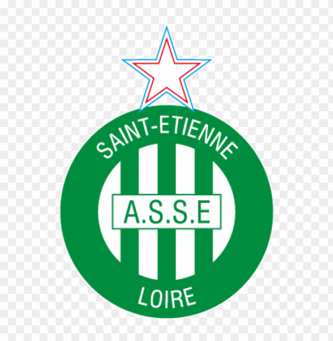 as saint-etienne vector logo PNG Graphic with Transparent Background Isolation