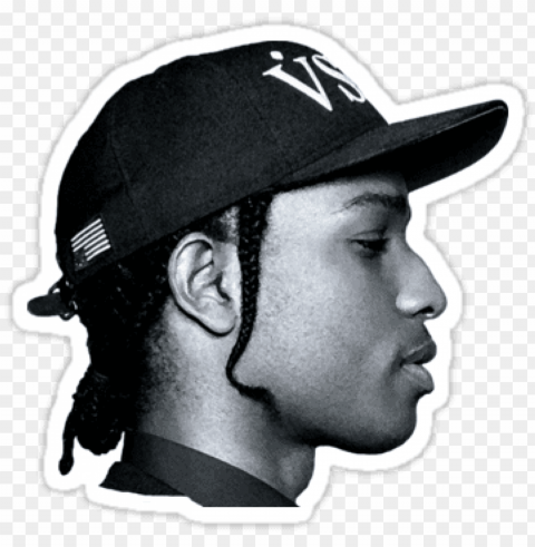 Asap  Asap Rocky - Asap Rocky Side View High Resolution PNG Isolated Illustration