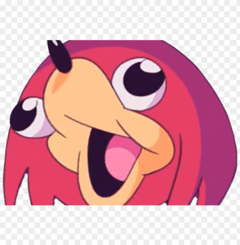 ask ugandan knuckles - ugandan knuckles mouth ope Free PNG images with alpha channel compilation
