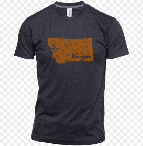 aspinwall summit montana t shirt charcoal rust - shirt PNG Image Isolated with High Clarity