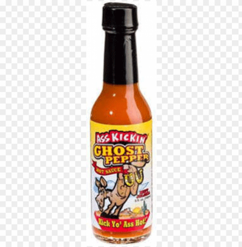 ass kickin ghost pepper - ass kickin hot sauce - flavor ghost pepper Free PNG file