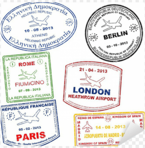 assport stamp - london immigration stam High-quality PNG images with transparency