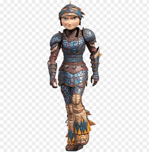 astrid without helmet in her dragon scale amor - httyd 3 armor Free PNG images with transparent background