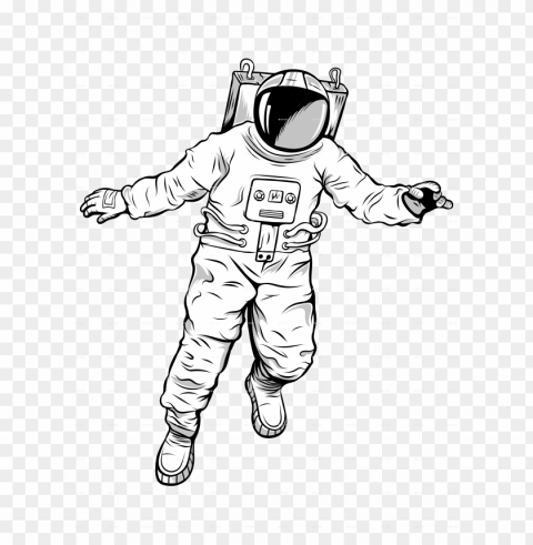astronaut - astronaut illustratio PNG Isolated Object with Clarity
