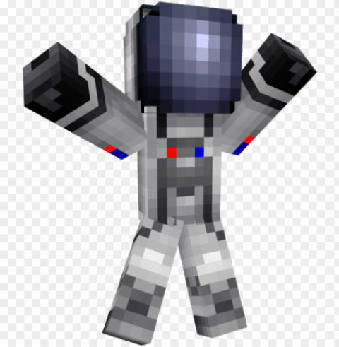astronaut suit - minecraft spaceman Isolated Icon in Transparent PNG Format