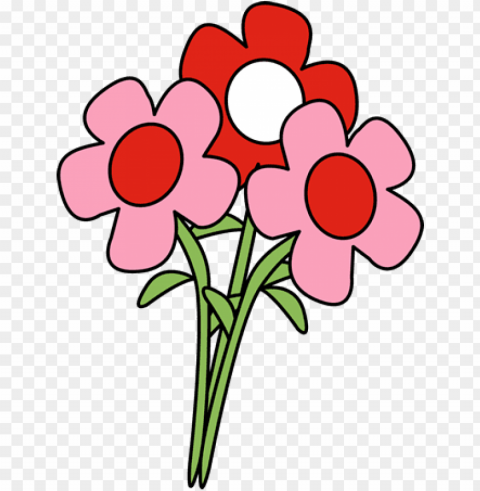 at getdrawings com free for personal use - valentine's day flowers clip art HighResolution Transparent PNG Isolated Item