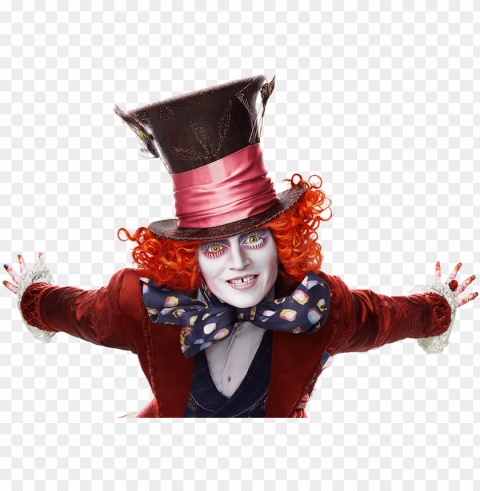 at the movies - alice through the looking glass with details Isolated PNG on Transparent Background