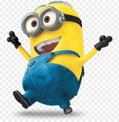 at the movies - happy dancing minion gif Isolated Item with Clear Background PNG