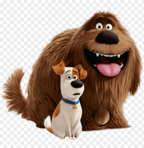 at the movies - secret life of pets max and duke PNG download free